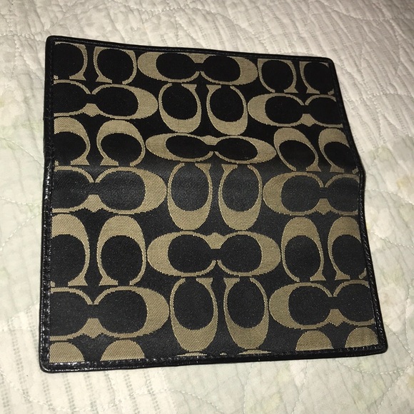 Coach Checkbook holder - Picture 1 of 5
